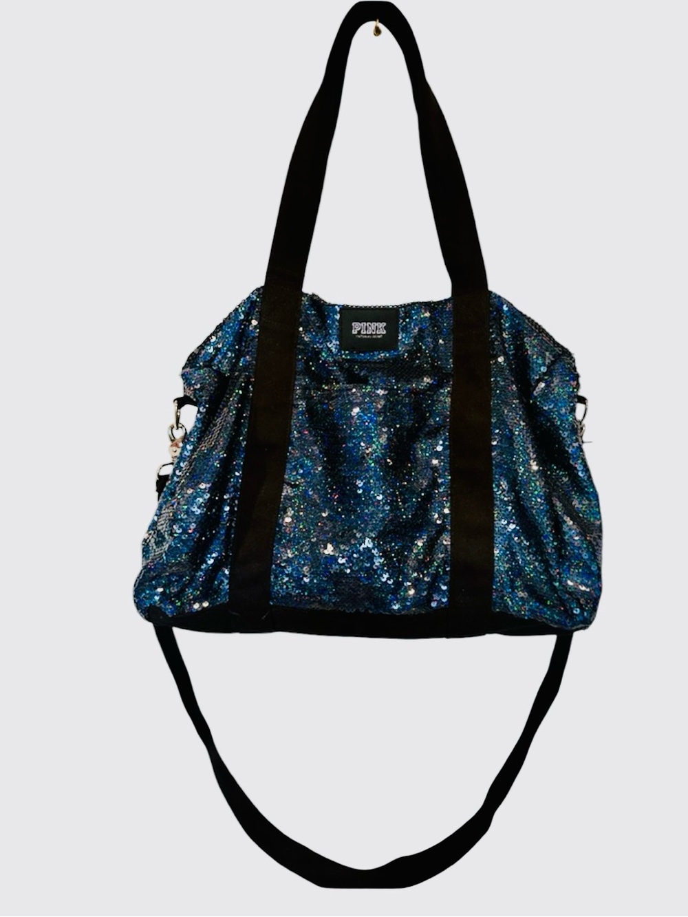 PINK Victoria's Secret Sequined Duffel Bag